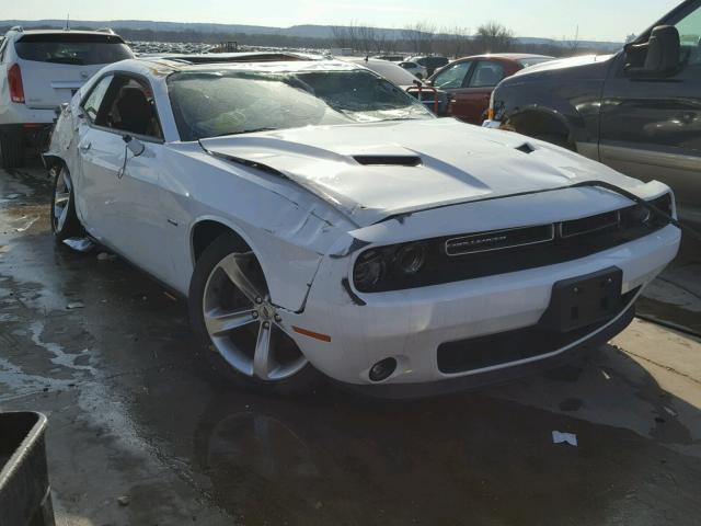 2C3CDZBTXJH209373 - 2018 DODGE CHALLENGER WHITE photo 1