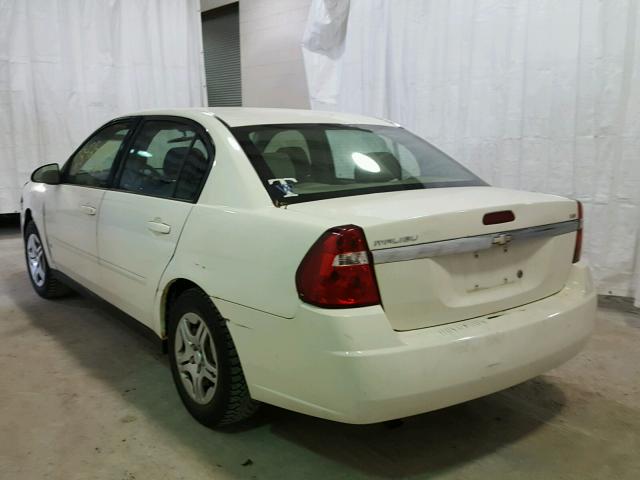 1G1ZS51FX6F292207 - 2006 CHEVROLET MALIBU LS WHITE photo 3