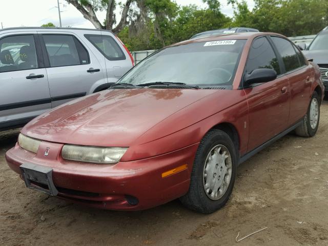 1G8ZK5279VZ326174 - 1997 SATURN SL2 BURGUNDY photo 2