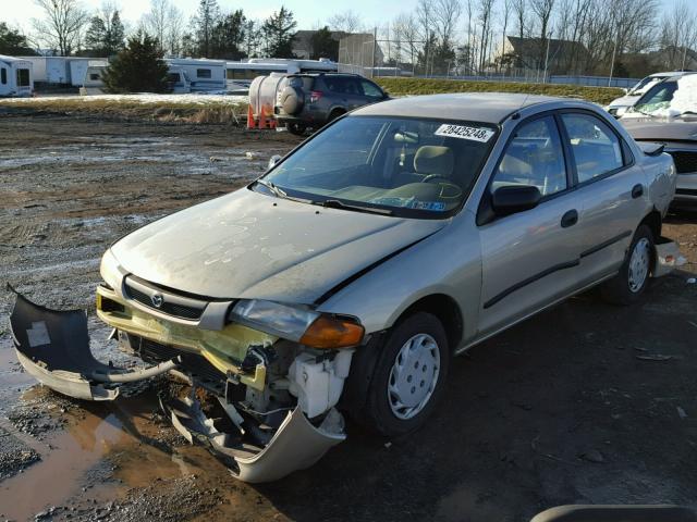 JM1BC1415W0202091 - 1998 MAZDA PROTEGE DX TAN photo 2