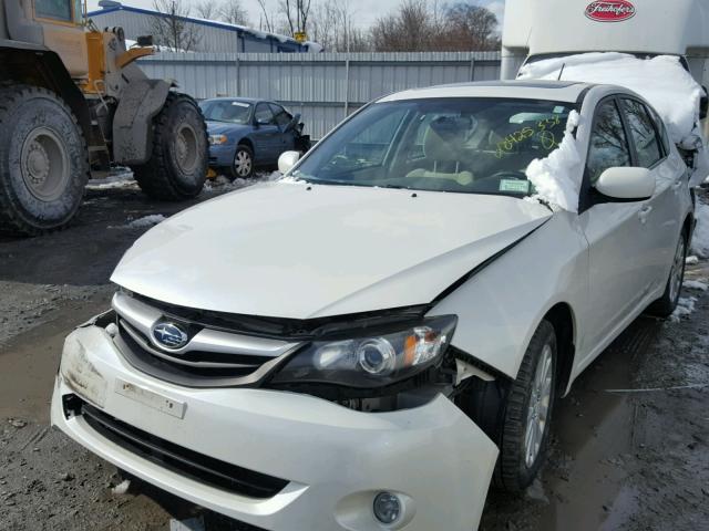 JF1GH6B62AH822075 - 2010 SUBARU IMPREZA 2. WHITE photo 2