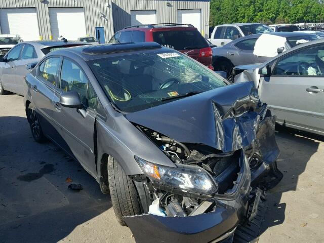 19XFB2F96DE050677 - 2013 HONDA CIVIC EXL 灰色 照片 1