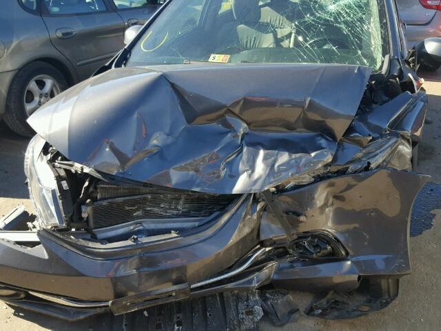 19XFB2F96DE050677 - 2013 HONDA CIVIC EXL 灰色 照片 7
