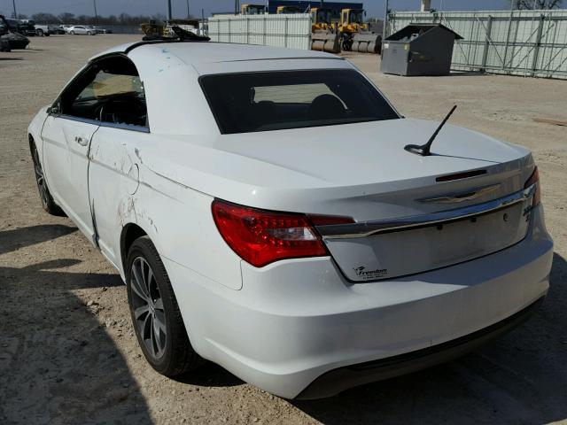 1C3BCBGG3DN505915 - 2013 CHRYSLER 200 S 白色 照片 3