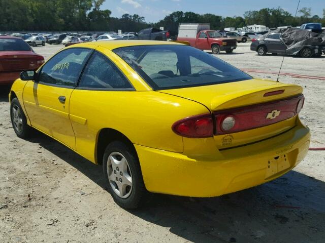 1G1JC12F657165531 - 2005 CHEVROLET CAVALIER YELLOW photo 3