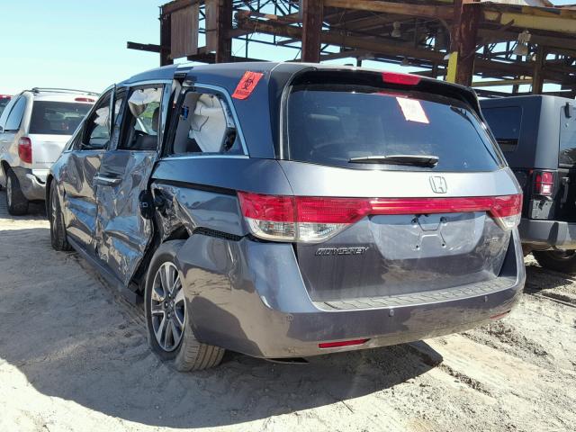 5FNRL5H94EB073783 - 2014 HONDA ODYSSEY TO GRAY photo 3