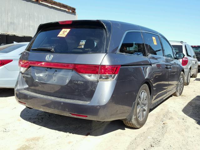 5FNRL5H94EB073783 - 2014 HONDA ODYSSEY TO GRAY photo 4