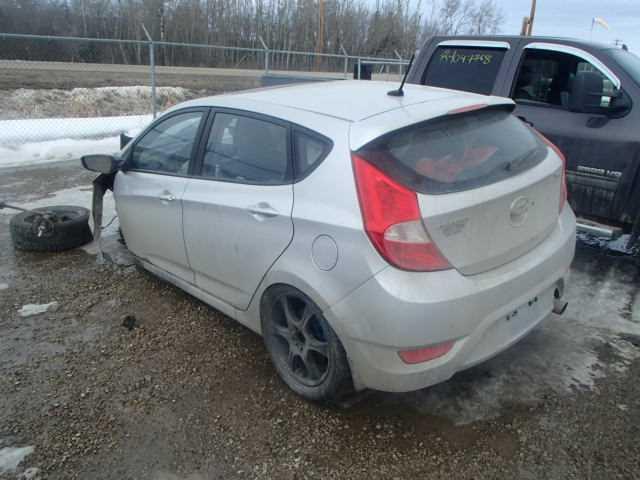 KMHCU5AE7EU153348 - 2014 HYUNDAI ACCENT GLS SILVER photo 3