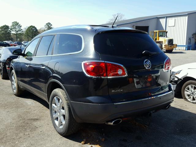 5GAEV23738J260234 - 2008 BUICK ENCLAVE CX BLACK photo 3