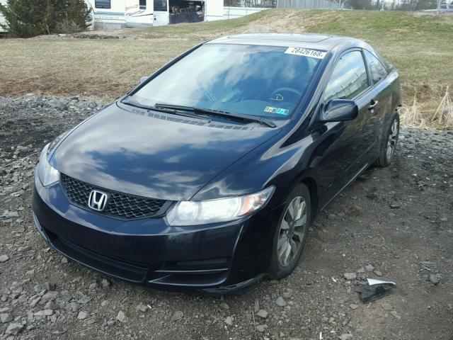 2HGFG1B86AH507403 - 2010 HONDA CIVIC EX BLACK photo 2