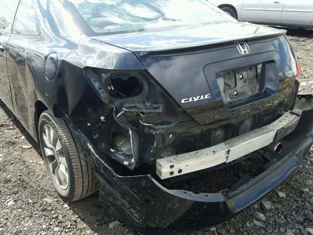 2HGFG1B86AH507403 - 2010 HONDA CIVIC EX შავი ფოტო 9