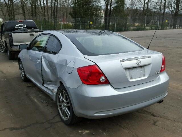 JTKDE177050059822 - 2005 TOYOTA SCION TC 银色 照片 3