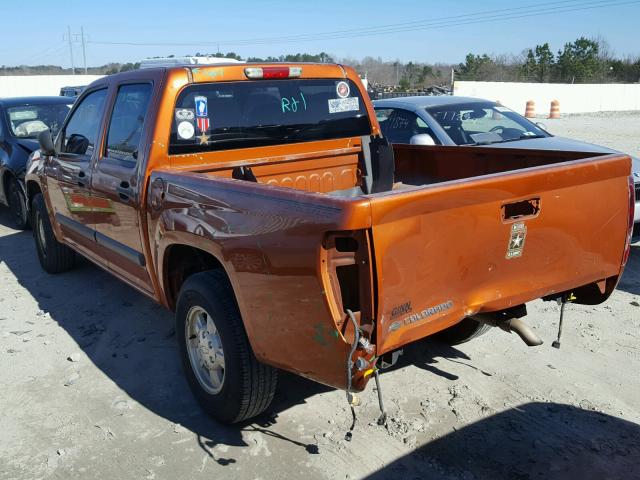 1GCCS136668187946 - 2006 CHEVROLET COLORADO ORANGE photo 3