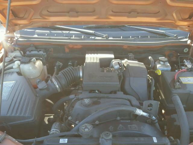 1GCCS136668187946 - 2006 CHEVROLET COLORADO ORANGE photo 7