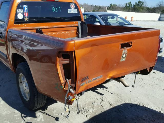 1GCCS136668187946 - 2006 CHEVROLET COLORADO ORANGE photo 9