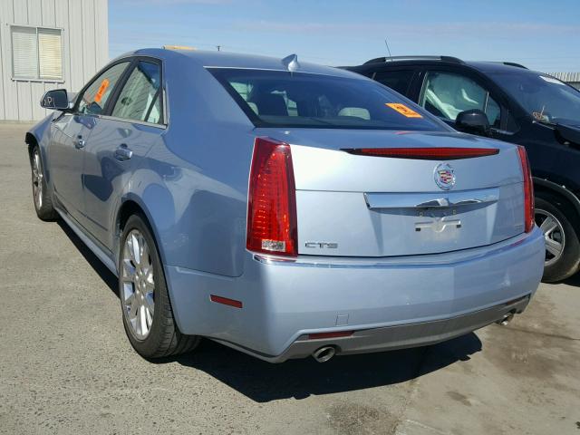 1G6DK5E37D0119944 - 2013 CADILLAC CTS PERFOR BLUE photo 3