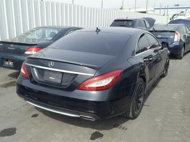 WDDLJ6FB6GA159511 - 2016 MERCEDES-BENZ CLS 400 BLACK photo 4