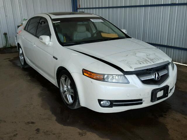 19UUA66227A048938 - 2007 ACURA TL WHITE photo 1