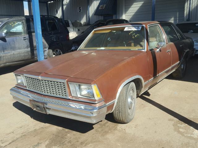 1W19A8R484105 - 1978 CHEVROLET MALIBU CLC BROWN photo 2