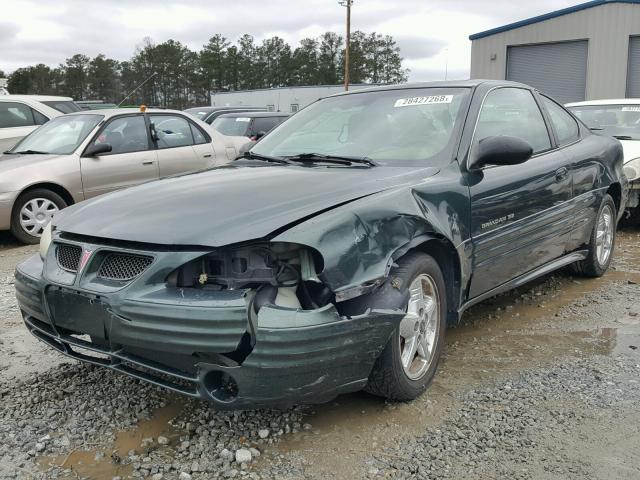 1G2NF12F42C189138 - 2002 PONTIAC GRAND AM S Yaşıl foto 2