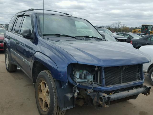 1GNDT13S042448414 - 2004 CHEVROLET TRAILBLAZE BLUE photo 1