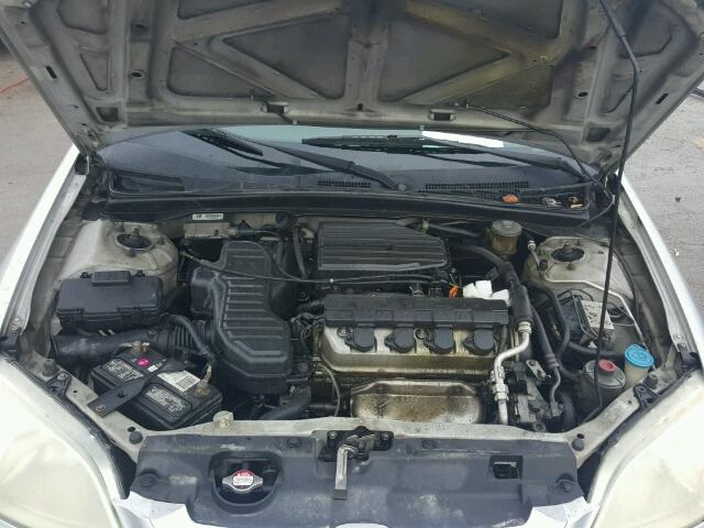 1HGEM22972L003529 - 2002 HONDA CIVIC EX Gümüş foto 7