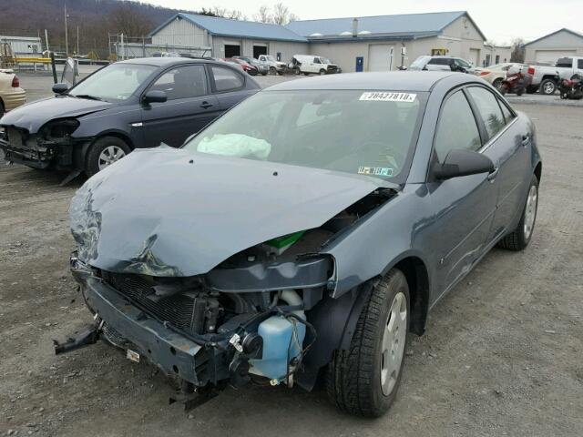 1G2ZF55B064275483 - 2006 PONTIAC G6 SE BLUE photo 2