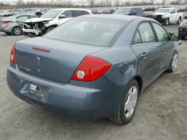 1G2ZF55B064275483 - 2006 PONTIAC G6 SE BLUE photo 4