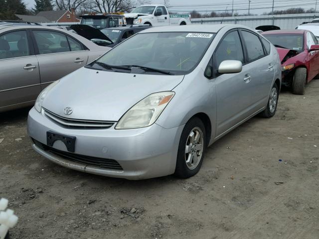 JTDKB22U153069235 - 2005 TOYOTA PRIUS SILVER photo 2