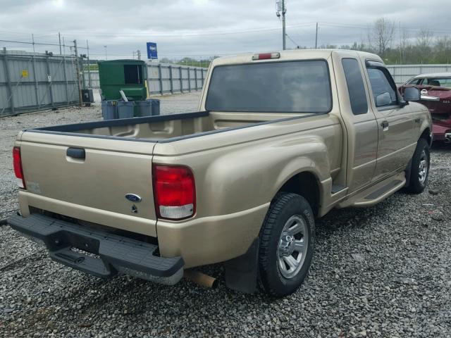 1FTYR14V4YTB02447 - 2000 FORD RANGER SUP TAN photo 4