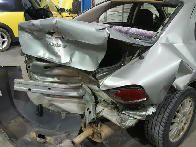 1C3EL46X76N204013 - 2006 CHRYSLER SEBRING SILVER photo 9