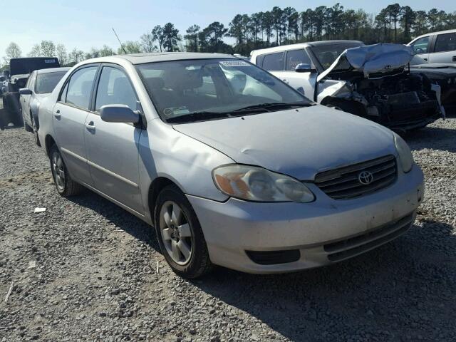 1NXBR38E43Z106878 - 2003 TOYOTA COROLLA CE SILVER photo 1