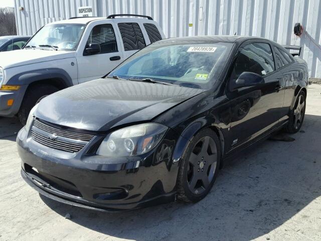 1G1AP14P167875562 - 2006 CHEVROLET COBALT SS BLACK photo 2