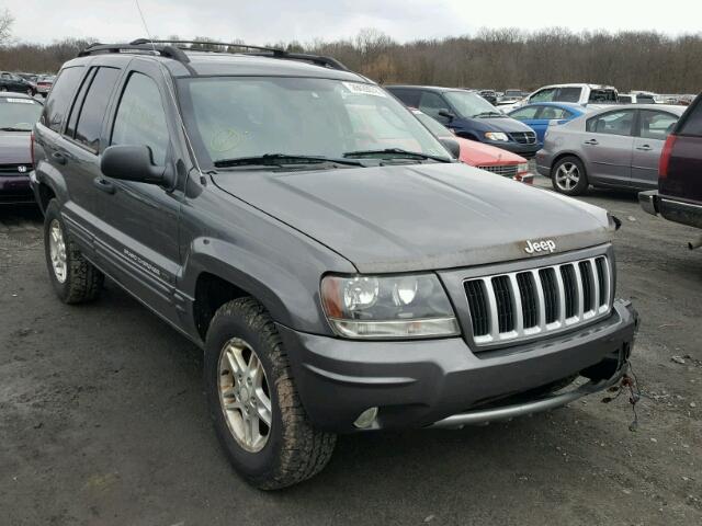 1J4GW48N74C144356 - 2004 JEEP GRAND CHER GRAY photo 1