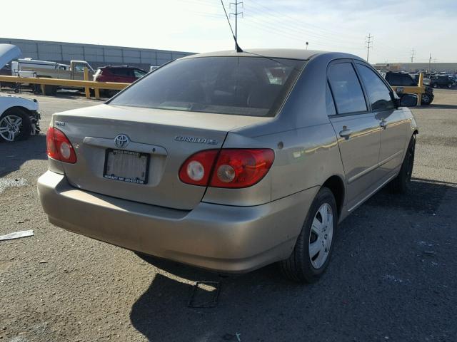 1NXBR30E86Z679783 - 2006 TOYOTA COROLLA CE GOLD photo 4