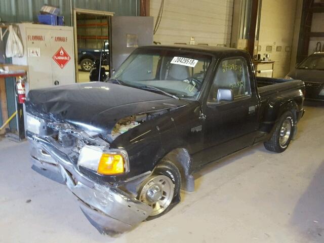 1FTCR10A4TPA71053 - 1996 FORD RANGER BLACK photo 2