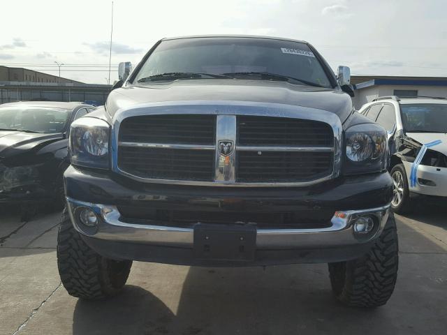 3D7KS29A47G795401 - 2007 DODGE RAM 2500 BLACK photo 9