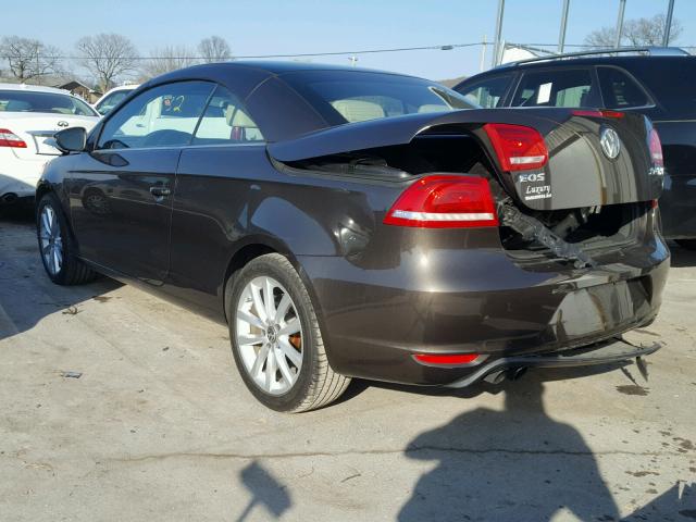 WVWBW7AH2CV014347 - 2012 VOLKSWAGEN EOS KOMFOR ყავისფერი ფოტო 3