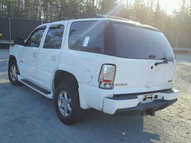 1GKEK63U36J129357 - 2006 GMC YUKON DENA WHITE photo 3