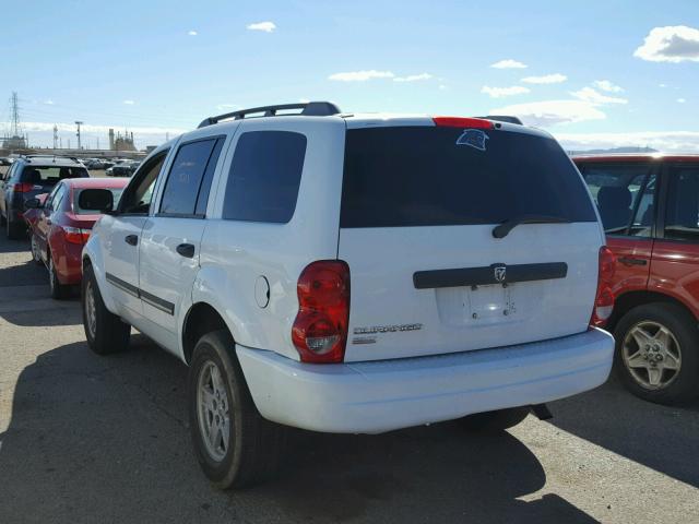 1D8HD48K87F523716 - 2007 DODGE DURANGO SL WHITE photo 3