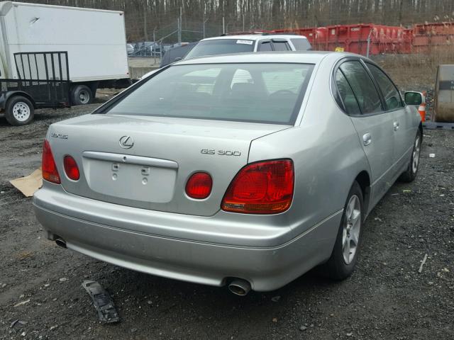 JT8BD69S210147795 - 2001 LEXUS GS 300 SILVER photo 4