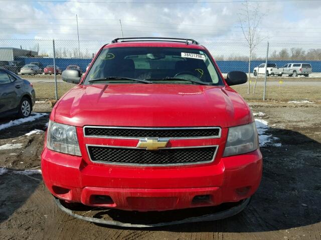 3GNFK123X7G286339 - 2007 CHEVROLET AVALANCHE RED photo 9