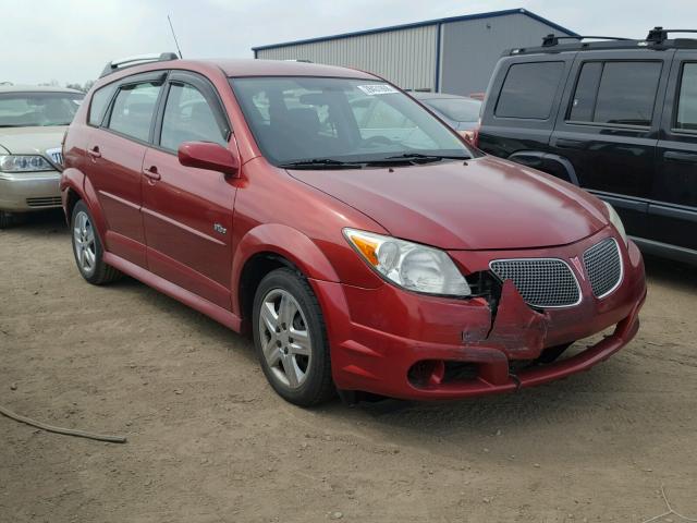 5Y2SL65817Z414122 - 2007 PONTIAC VIBE RED photo 1