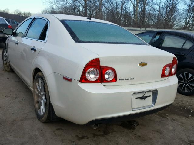 1G1ZE5E11BF130160 - 2011 CHEVROLET MALIBU LTZ Ақ фото 3
