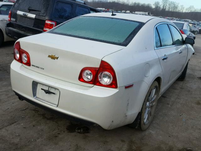 1G1ZE5E11BF130160 - 2011 CHEVROLET MALIBU LTZ Ақ фото 4