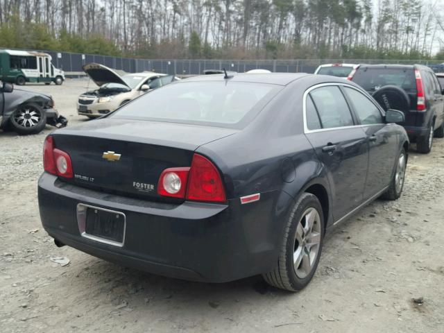 1G1ZC5EB8AF304433 - 2010 CHEVROLET MALIBU 1LT BLACK photo 4