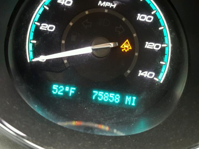 1G1ZC5EB8AF304433 - 2010 CHEVROLET MALIBU 1LT BLACK photo 8