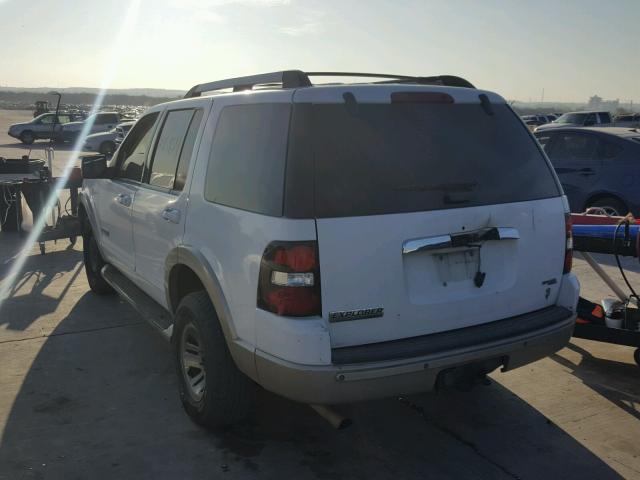 1FMEU64856UB29636 - 2006 FORD EXPLORER E WHITE photo 3