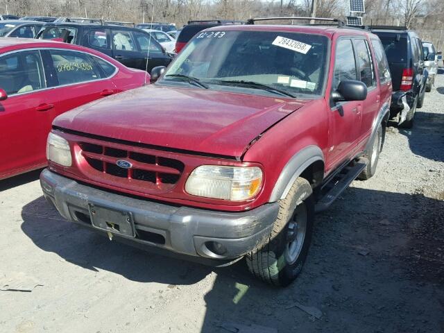 1FMZU73E5YZA85352 - 2000 FORD EXPLORER X RED photo 2