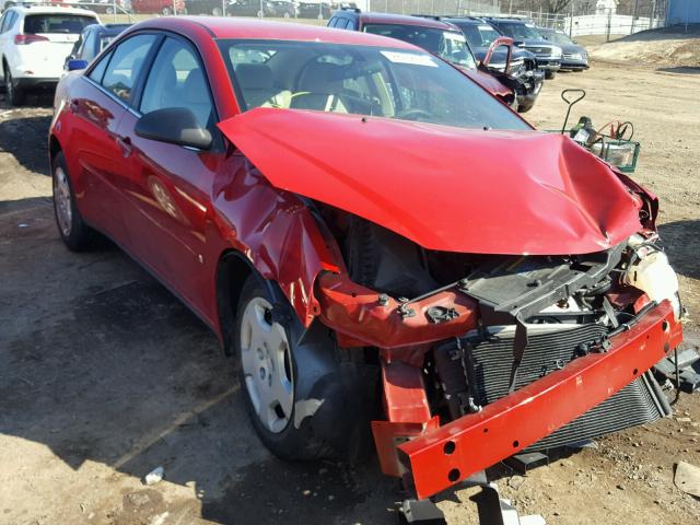 1G2ZG558364248845 - 2006 PONTIAC G6 SE1 RED photo 1